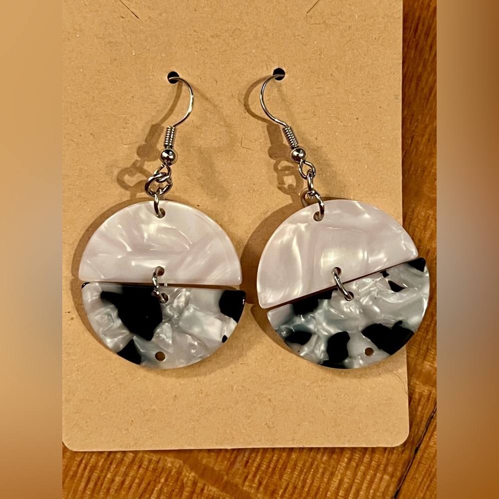 Handmade resin earrings